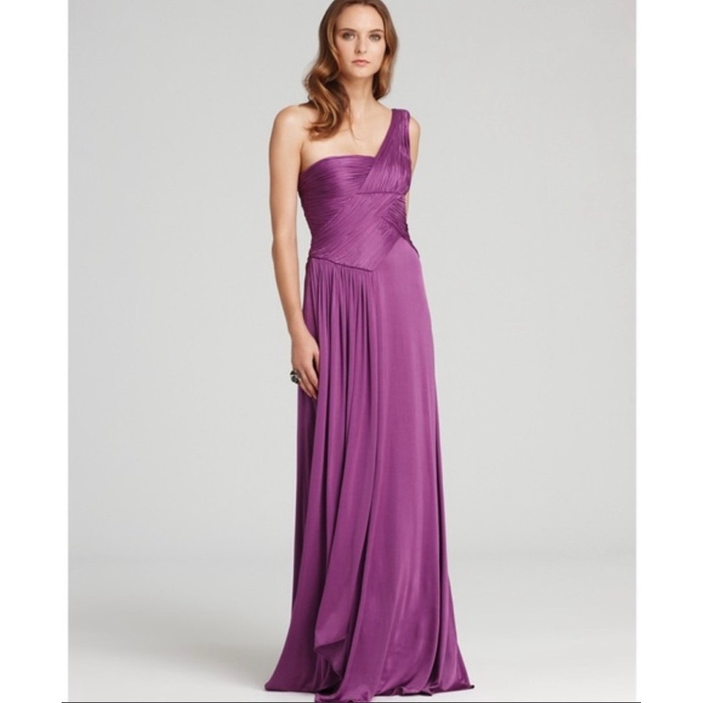 NWT BCBG MAXAZRIA NIKITA DEEP PURPLE DRESS